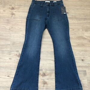 Nine West Dark Blue Flare Jeans